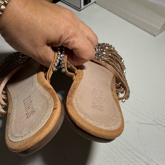 SCHUTZ Suede Sandals with Silver rhinestone - Picture 7 of 7